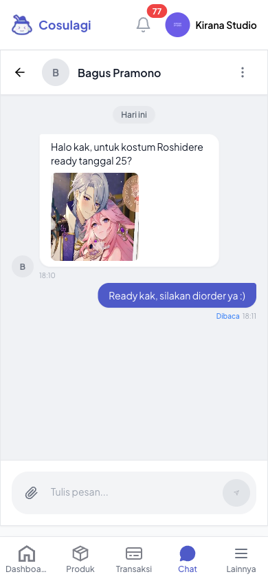 Cara Menjawab Chat Pembeli (untuk Penjual) - langkah 2